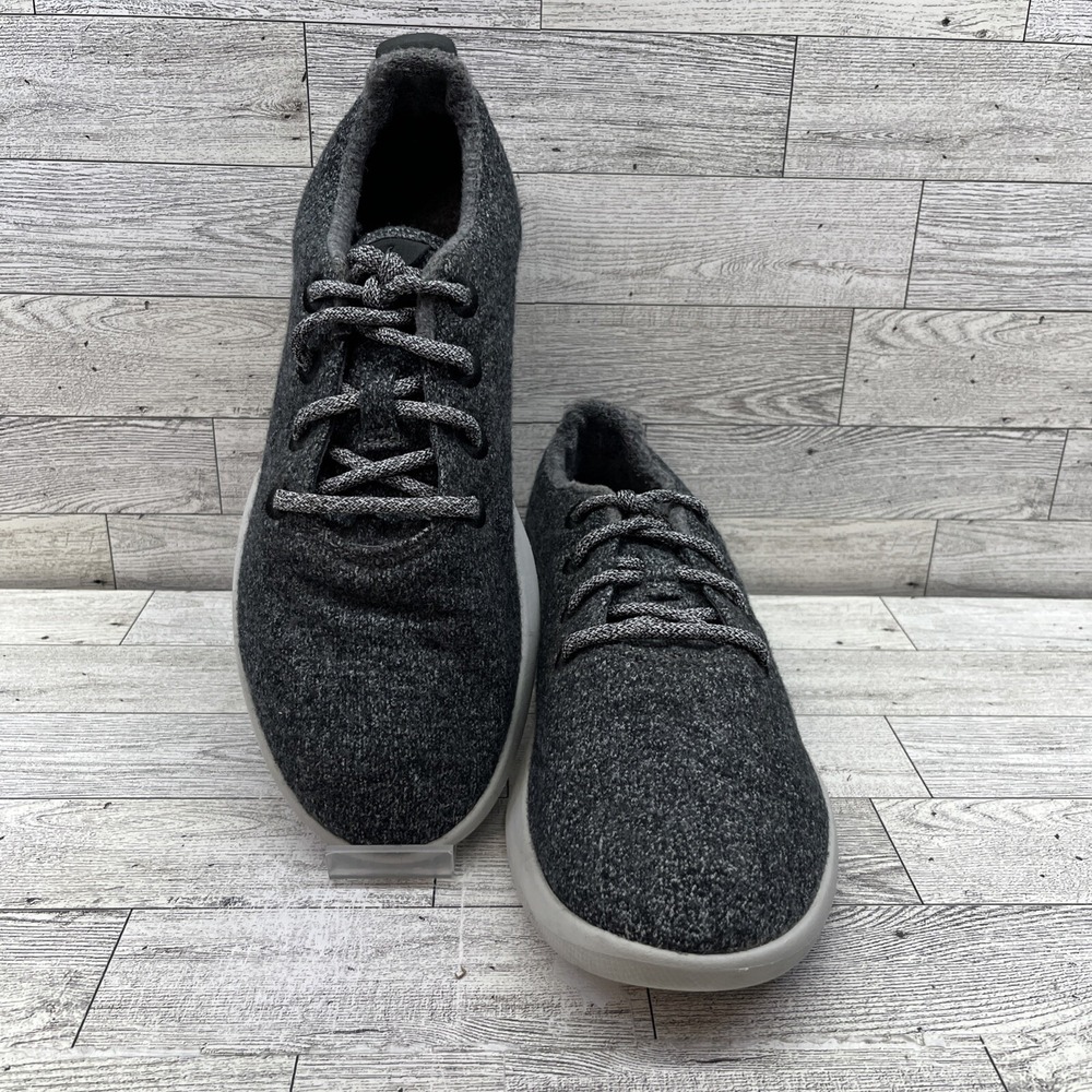 Allbirds Wool Runners Gray Sneaker Shoes Men's Size 9 Lightweight Comfort